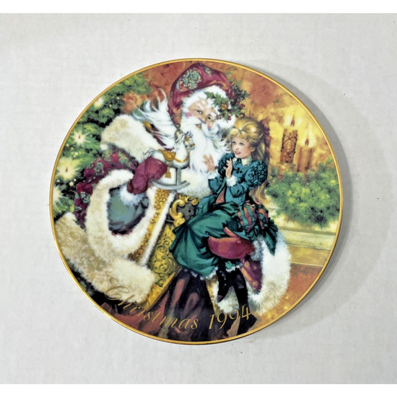 Avon The Wonder of Christmas Collector's Plate 90's - Picture 1 of 5